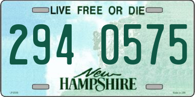 NH license plate 2940575