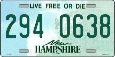 NH license plate 2940638