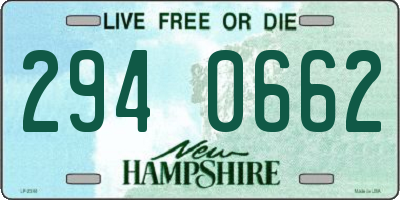 NH license plate 2940662