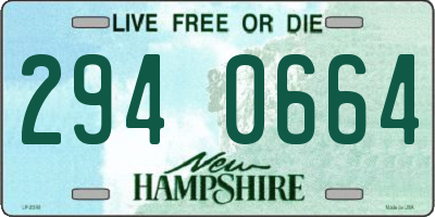 NH license plate 2940664
