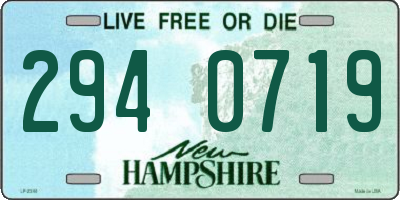 NH license plate 2940719