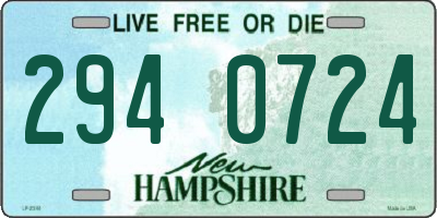 NH license plate 2940724