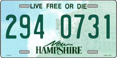 NH license plate 2940731