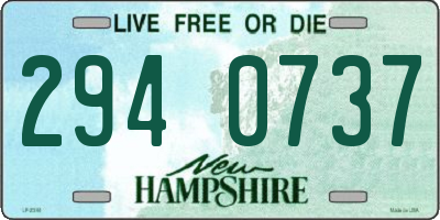 NH license plate 2940737