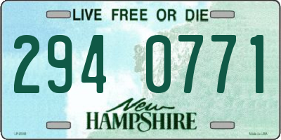 NH license plate 2940771