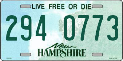 NH license plate 2940773