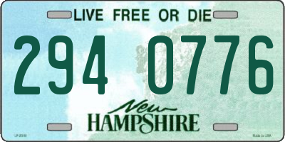 NH license plate 2940776