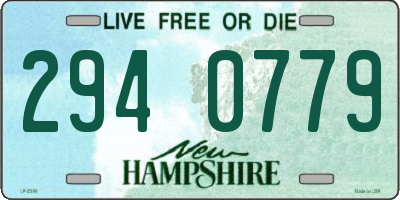 NH license plate 2940779