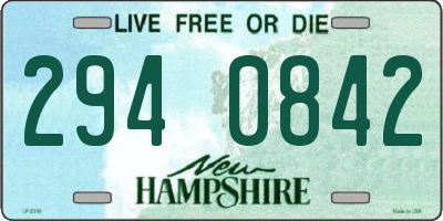 NH license plate 2940842