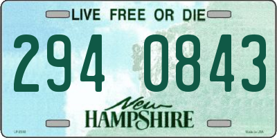 NH license plate 2940843