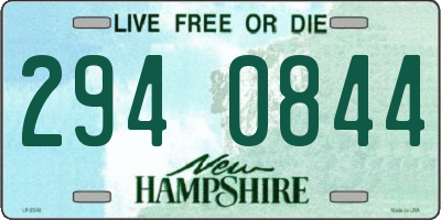 NH license plate 2940844