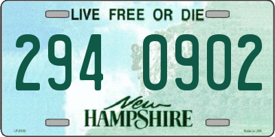 NH license plate 2940902