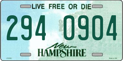 NH license plate 2940904