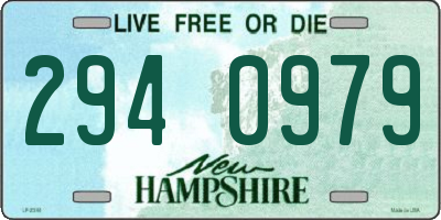 NH license plate 2940979