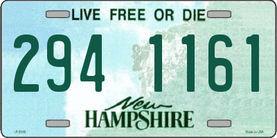 NH license plate 2941161