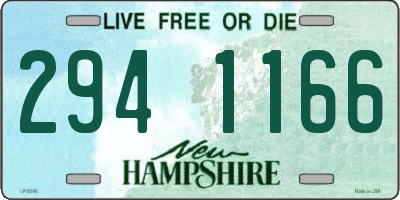 NH license plate 2941166
