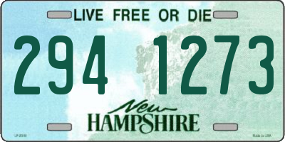 NH license plate 2941273