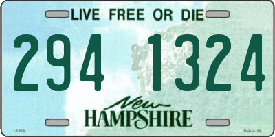 NH license plate 2941324