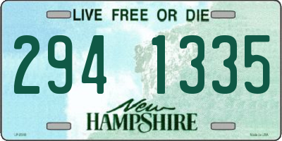 NH license plate 2941335