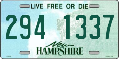 NH license plate 2941337