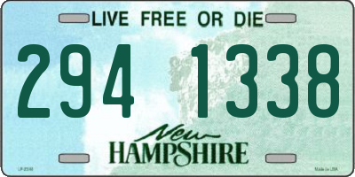 NH license plate 2941338
