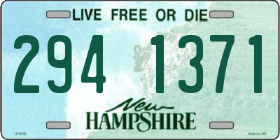 NH license plate 2941371