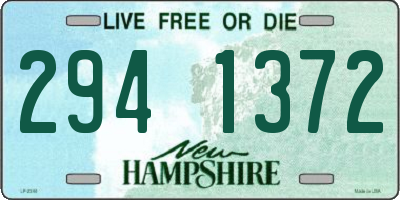 NH license plate 2941372