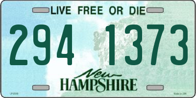 NH license plate 2941373