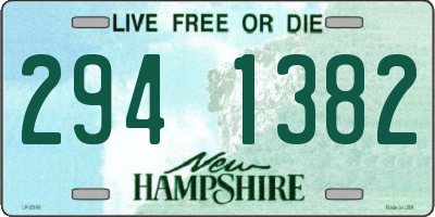 NH license plate 2941382