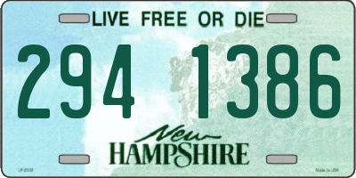 NH license plate 2941386