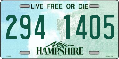 NH license plate 2941405