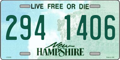 NH license plate 2941406