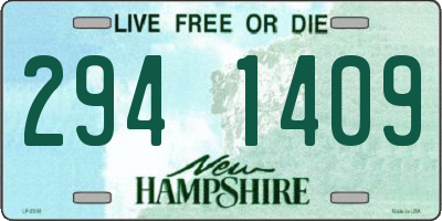 NH license plate 2941409