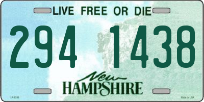 NH license plate 2941438