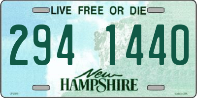 NH license plate 2941440