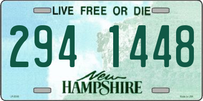 NH license plate 2941448