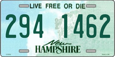 NH license plate 2941462