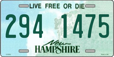 NH license plate 2941475