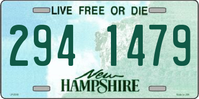 NH license plate 2941479