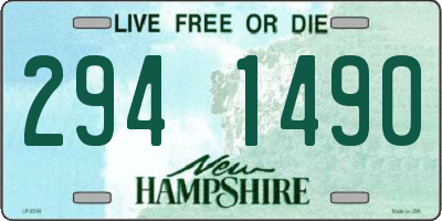 NH license plate 2941490