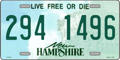 NH license plate 2941496