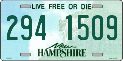 NH license plate 2941509
