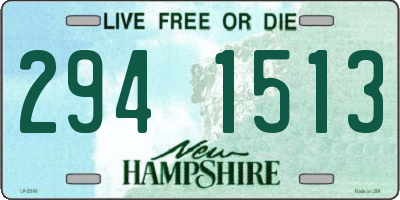 NH license plate 2941513