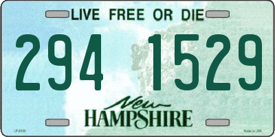 NH license plate 2941529