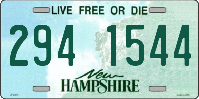 NH license plate 2941544