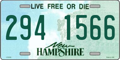 NH license plate 2941566
