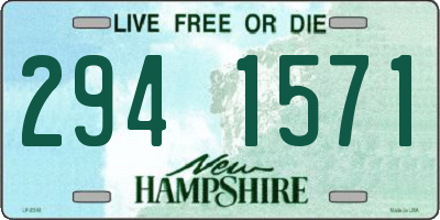 NH license plate 2941571