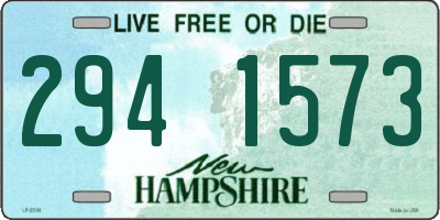 NH license plate 2941573