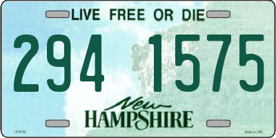 NH license plate 2941575