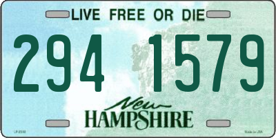NH license plate 2941579